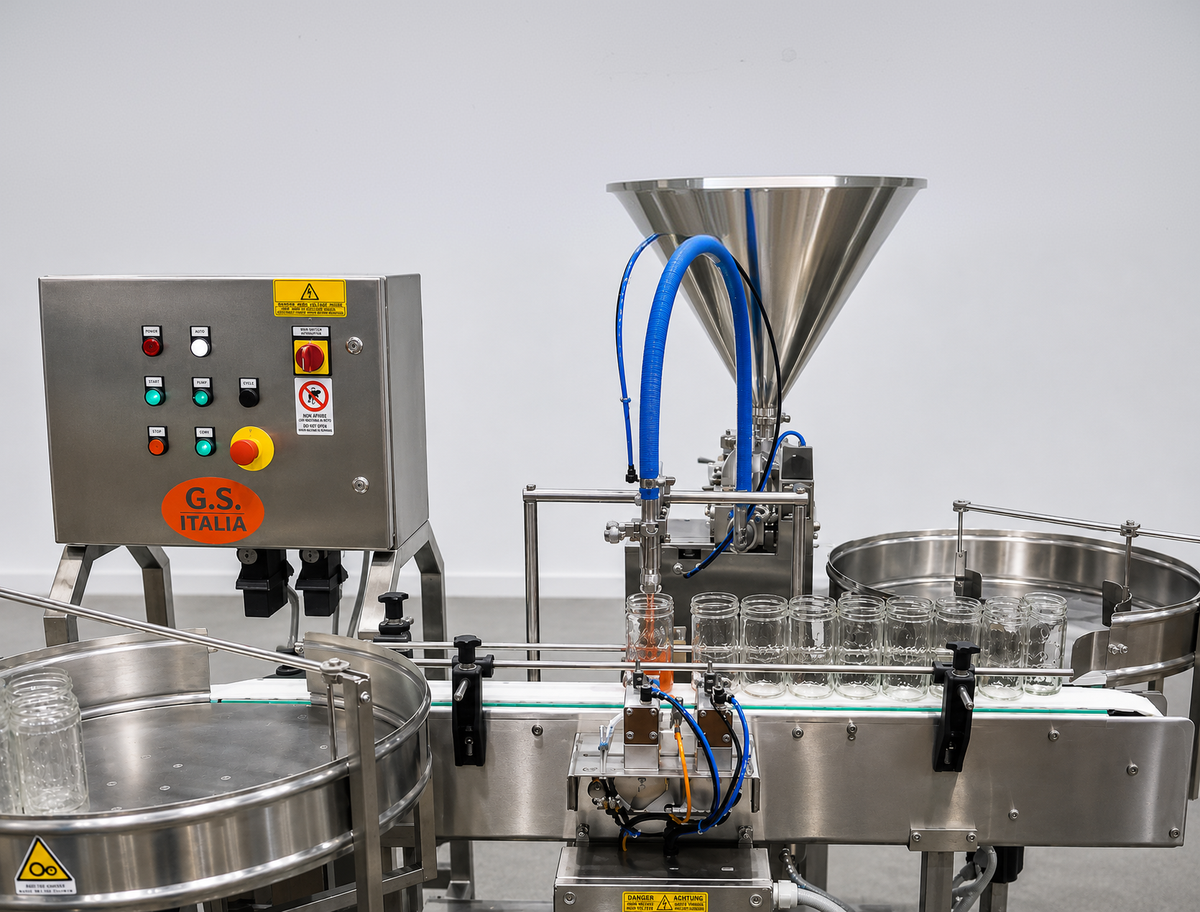 P5-VPF 650 Pneumatic Piston Jar Filling System